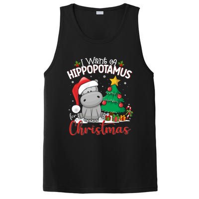 I Want A Hippopotamus For Christmas Xmas Hippo Gift PosiCharge Competitor Tank