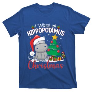 I Want A Hippopotamus For Christmas Xmas Hippo Gift T-Shirt