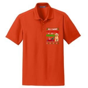 I Want A Poodle For Christmas Ugly Sweater Dog Xmasoutfit Gift Dry Zone Grid Polo