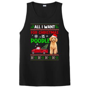 I Want A Poodle For Christmas Ugly Sweater Dog Xmasoutfit Gift PosiCharge Competitor Tank