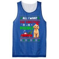 I Want A Poodle For Christmas Ugly Sweater Dog Xmasoutfit Gift Mesh Reversible Basketball Jersey Tank