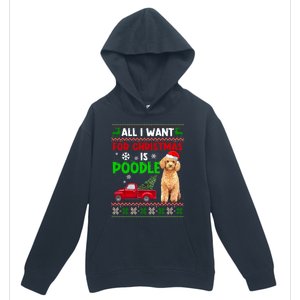 I Want A Poodle For Christmas Ugly Sweater Dog Xmasoutfit Gift Urban Pullover Hoodie