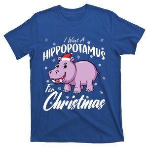 I Want A Hippopotamus For Christmas Gift Xmas Hippo Cool Gift T-Shirt