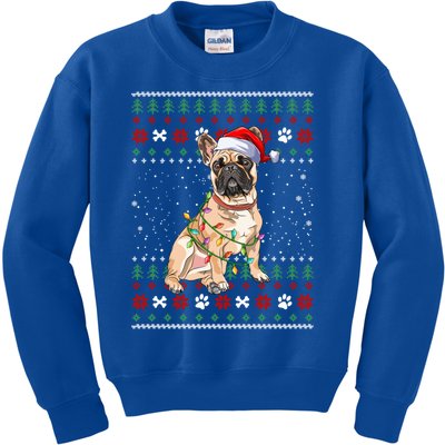 I Want A French Bulldog For Christmas Ugly Sweater Dog Xmas Great Gift Kids Sweatshirt