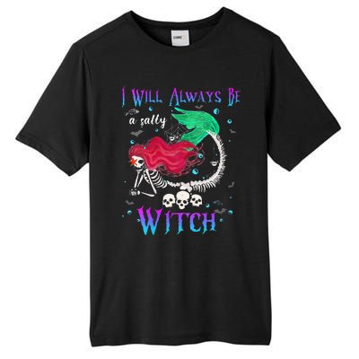 I Will Always Be A Salty Witch Halloween Mermaid Skeleton Tall Fusion ChromaSoft Performance T-Shirt