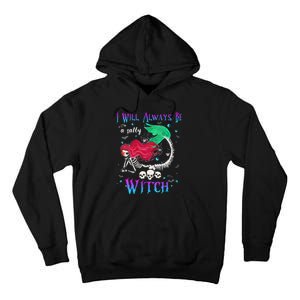 I Will Always Be A Salty Witch Halloween Mermaid Skeleton Tall Hoodie