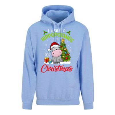 I Want A Hippopotamus For Christmas Xmas Hippo Meaningful Gift Unisex Surf Hoodie