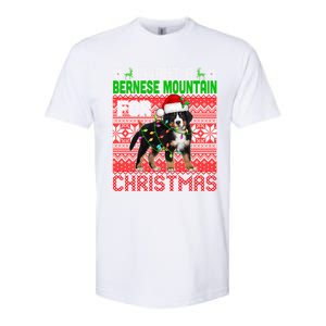 I Want A Bernese Mountain For Christmas Santa Dog Lover Gift Softstyle CVC T-Shirt