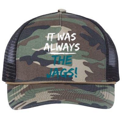 It Was Always The Jaguars Jags Retro Rope Trucker Hat Cap