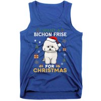 I Want A Bichon Frise For Christmas Cute Dog Lover Pajamas Gift Tank Top