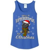 I Want A Hippopotamus For Christmas Cute Gift Xmas Hippo Cute Gift Ladies Essential Tank