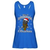 I Want A Hippopotamus For Christmas Cute Gift Xmas Hippo Cute Gift Ladies Essential Flowy Tank