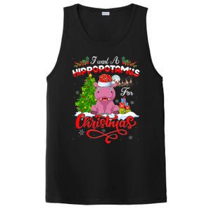 I Want A Hippopotamus For Christmas Xmas Hippo Gift PosiCharge Competitor Tank