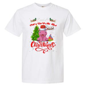 I Want A Hippopotamus For Christmas Xmas Hippo Gift Garment-Dyed Heavyweight T-Shirt