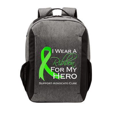 I Wear A Green Ribbon For My Hero Support Advocate Cure Vector Backpack
