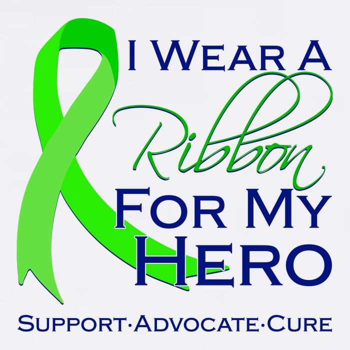 I Wear A Green Ribbon For My Hero Support Advocate Cure Sustainable Bucket Hat