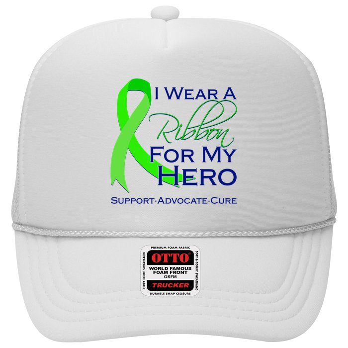 I Wear A Green Ribbon For My Hero Support Advocate Cure Hat