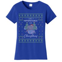 I Want A Hippopotamus For Christmas Xmas Cute Funny Gift Women's T-Shirt