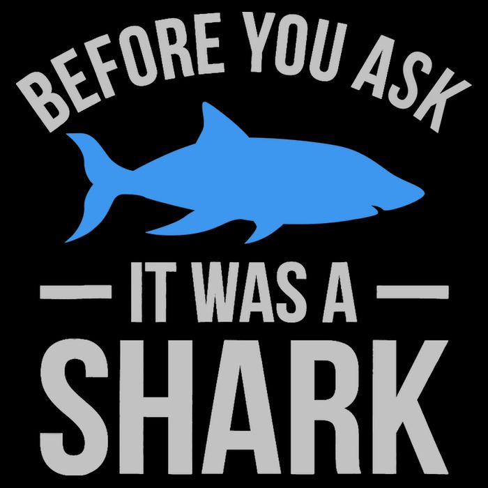 It Was A Shark Funny Amputee Prosthetic Surgery Graphic Cropped Pullover Crew