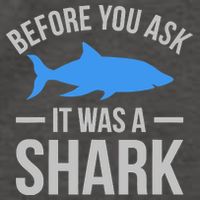 It Was A Shark Funny Amputee Prosthetic Surgery Graphic Vector Backpack