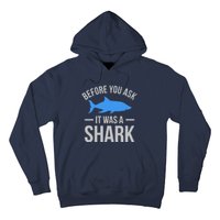 It Was A Shark Funny Amputee Prosthetic Surgery Graphic Hoodie