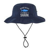 It Was A Shark Funny Amputee Prosthetic Surgery Graphic Legacy Cool Fit Booney Bucket Hat