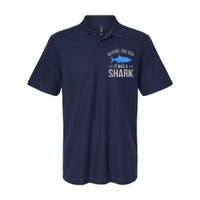 It Was A Shark Funny Amputee Prosthetic Surgery Graphic Softstyle Adult Sport Polo