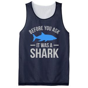 It Was A Shark Funny Amputee Prosthetic Surgery Graphic Mesh Reversible Basketball Jersey Tank