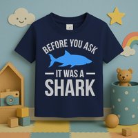 It Was A Shark Funny Amputee Prosthetic Surgery Graphic Toddler T-Shirt