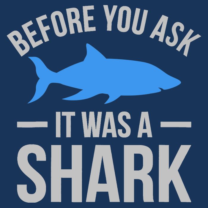 It Was A Shark Funny Amputee Prosthetic Surgery Graphic Womens T-Shirt