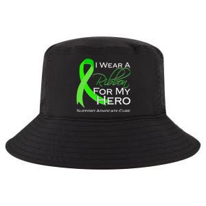 I Wear A Green For My Hero Bone Marrow Awareness Cool Comfort Performance Bucket Hat