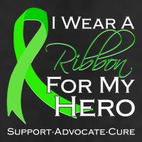 I Wear A Green For My Hero Bone Marrow Awareness Cool Comfort Performance Bucket Hat