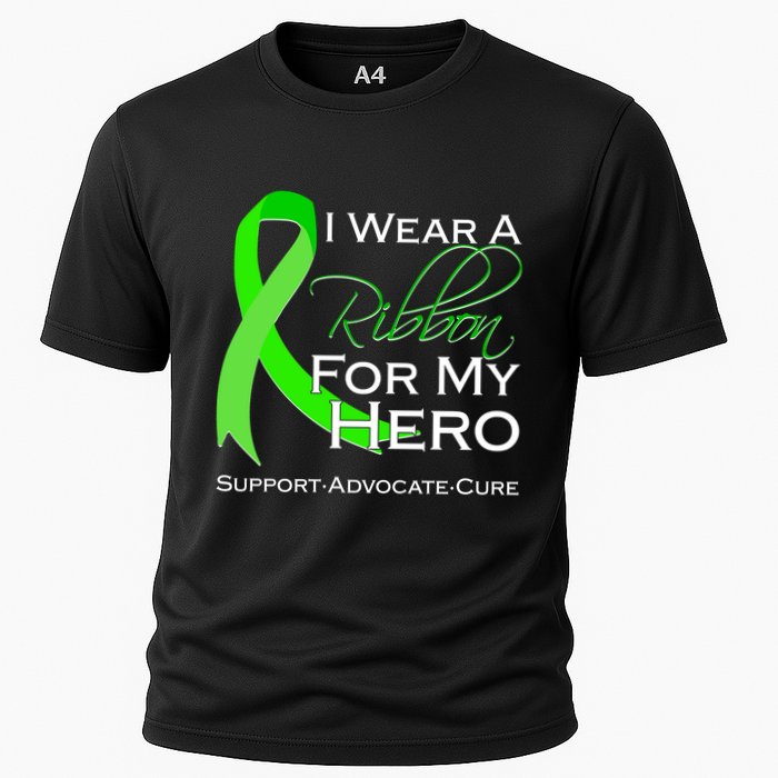 I Wear A Green For My Hero Bone Marrow Awareness Cooling Performance Crew T-Shirt