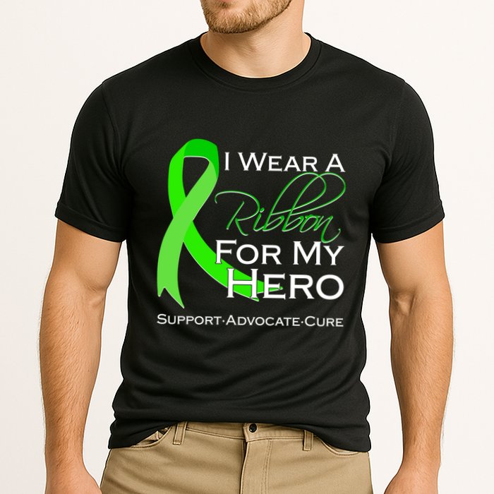 I Wear A Green For My Hero Bone Marrow Awareness Cooling Performance Crew T-Shirt