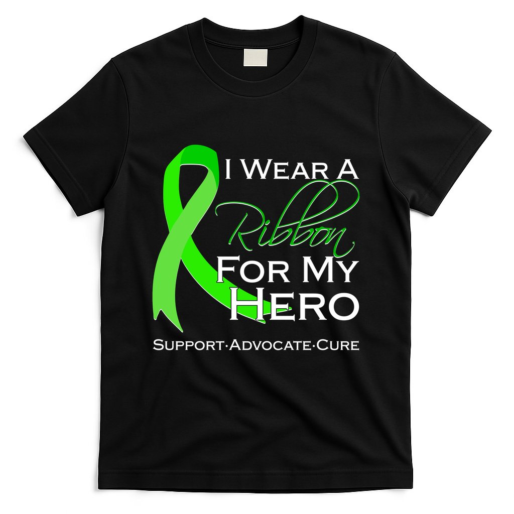 I Wear A Green For My Hero Bone Marrow Awareness T-Shirt