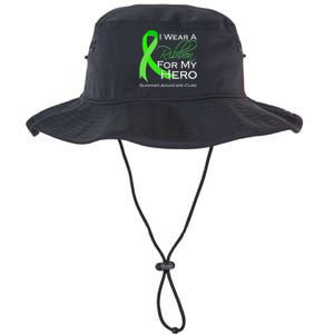 I Wear A Green For My Hero Bone Marrow Awareness Legacy Cool Fit Booney Bucket Hat