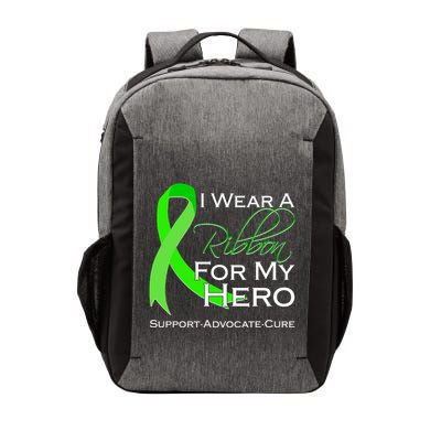 I Wear A Green For My Hero Bone Marrow Awareness Vector Backpack