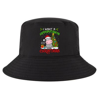 I Want A Hippopotamus For Christmas Xmas Hippo Cool Comfort Performance Bucket Hat