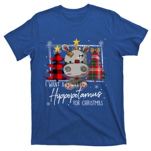 I Want A Hippopotamus For Christmas Cute Hippo Xmas Funny Gift T-Shirt