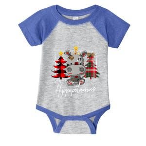 I Want A Hippopotamus For Christmas Cute Hippo Xmas Funny Gift Infant Baby Jersey Bodysuit