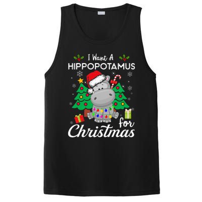 I Want A Hippopotamus For Christmas Cute Gift Xmas PosiCharge Competitor Tank