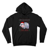 I Want A Hippopotamus For Christmas Moo Deng Baby Hippo Xmas Tall Hoodie