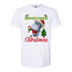 I Want A Hippopotamus For Christmas Hippo Candy Santa  Softstyle CVC T-Shirt