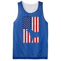 Irish Wolfhound American Flag Usa Patriotic Dog Gift Cute Gift Mesh Reversible Basketball Jersey Tank