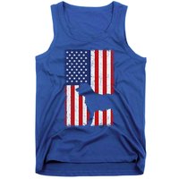 Irish Wolfhound American Flag Usa Patriotic Dog Gift Cute Gift Tank Top