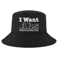 I Want Abs Olutely Every Books Ever Cool Comfort Performance Bucket Hat