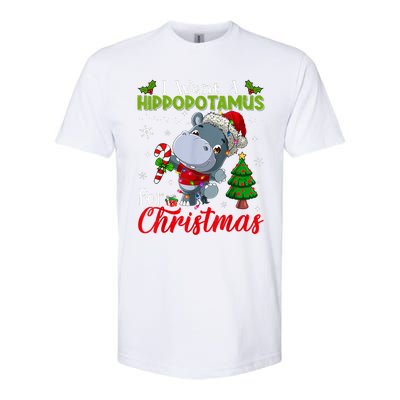 I Want A Hippopotamus For Christmas Xmas Pajama Hippo Lover Softstyle CVC T-Shirt