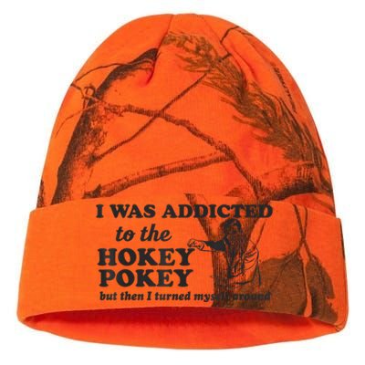 I Was Addicted To The Hokey Pokey Punny Dancing Dance Joke Kati Licensed 12" Camo Beanie