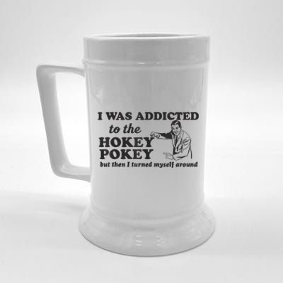 I Was Addicted To The Hokey Pokey Punny Dancing Dance Joke Beer Stein