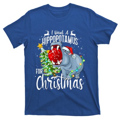 I Want A Hippopotamus For Christmas Xmas Hippo Cute Gift T-Shirt